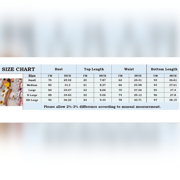 WOMEN'S OFF SHOULDER CROP TOP & SLIT MAXI SKIRT - NWOT - Picture 4 of 4